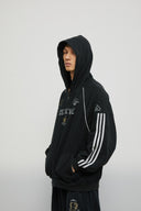 Street Cool Loose Hooded Sweatshirt &amp; Pants Two-Piece Set