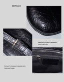 Genuine Leather with Crackle Finish | Minimalist Design | 2 Sizes Option | Edgy &amp; Stylish Armpit Bag