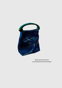 Vintage Cowhide Bag with Snake Print