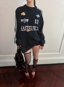 Street Fashion Raglan Sleeve Casual Top