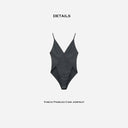 V-cut Paneled Cami Jumpsuit