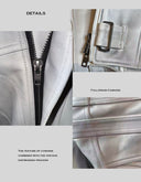 Vintage Distressed Full-Grain Cowhide Leather Jacket